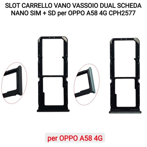 Slot carrello vano vassoio - vano,