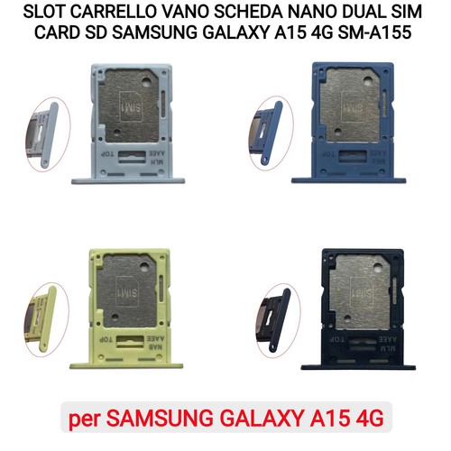 Slot carrello vano scheda nano - carrello,